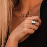 Vintageinspirerad silverring