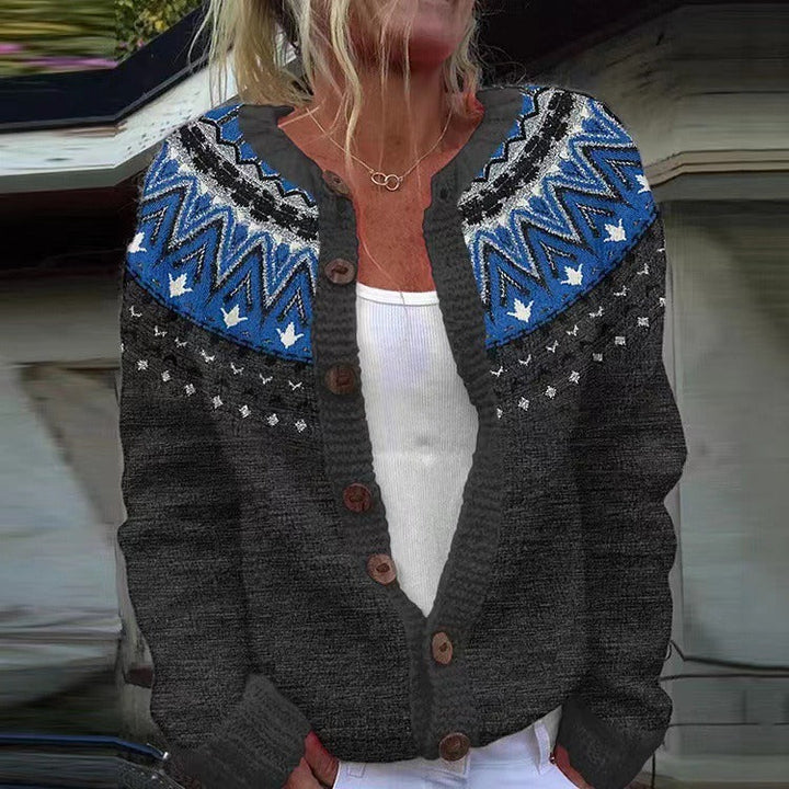 Jade | Vintage Isländsk Cardigan