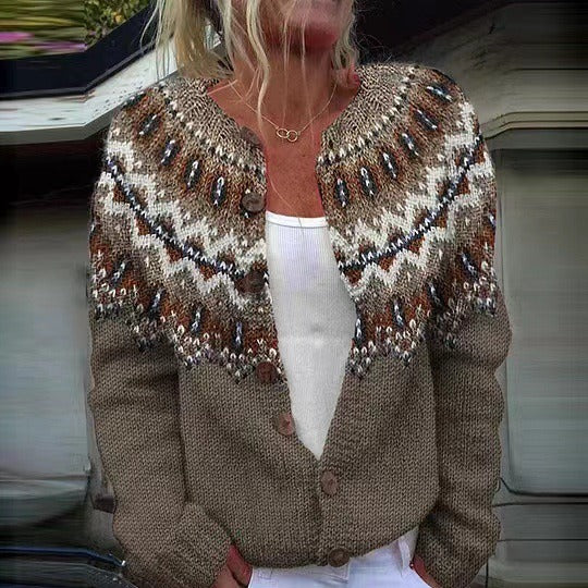 Adeline | Vintage Isländsk Cardigan