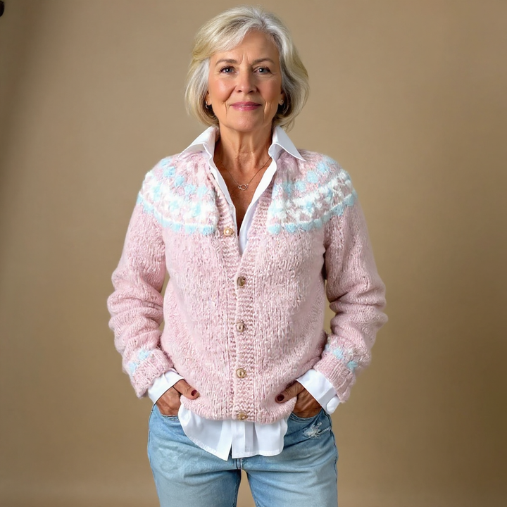 Sarah | Vintage isländsk cardigan