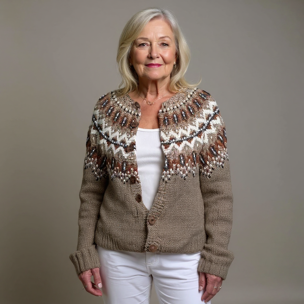 Adeline | Vintage Isländsk Cardigan