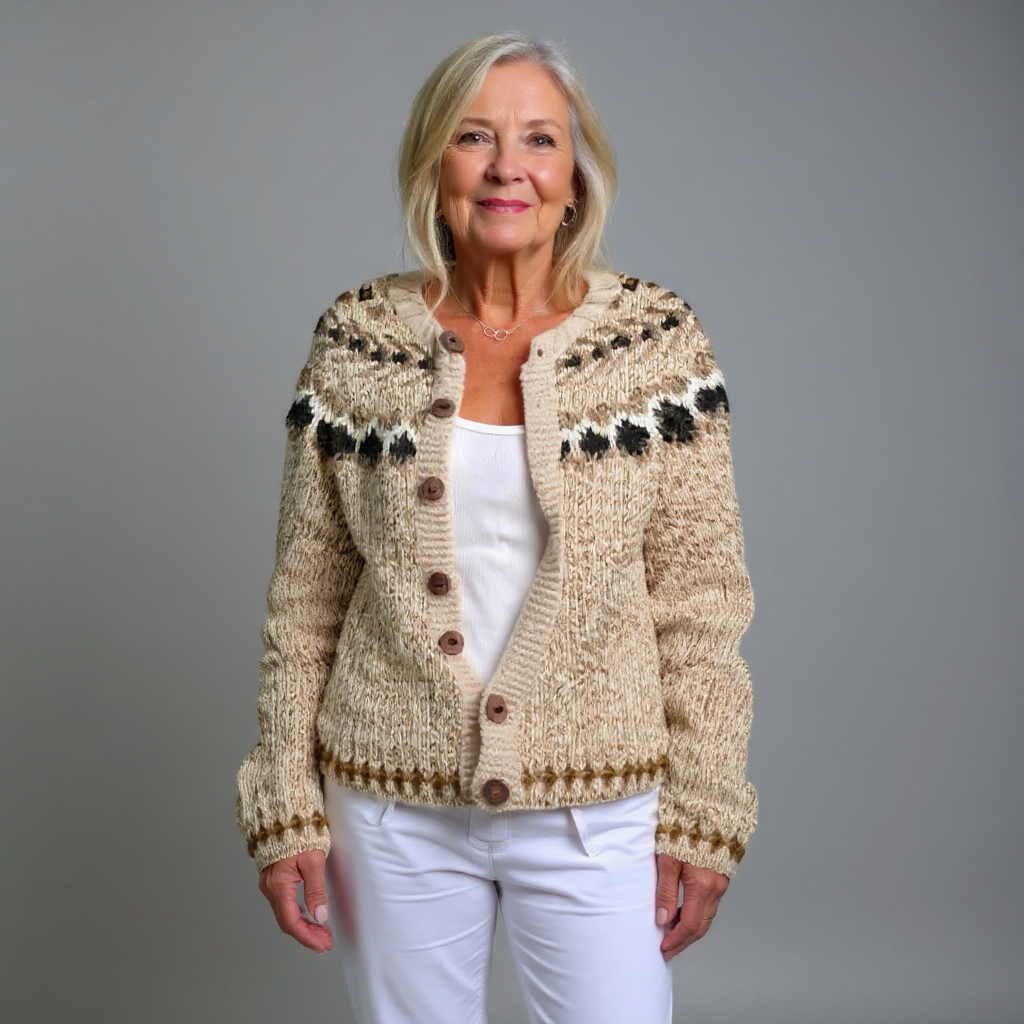Aubree | Vintage Isländsk Cardigan