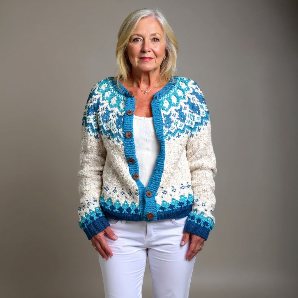 Eva | Vintage Isländsk Cardigan