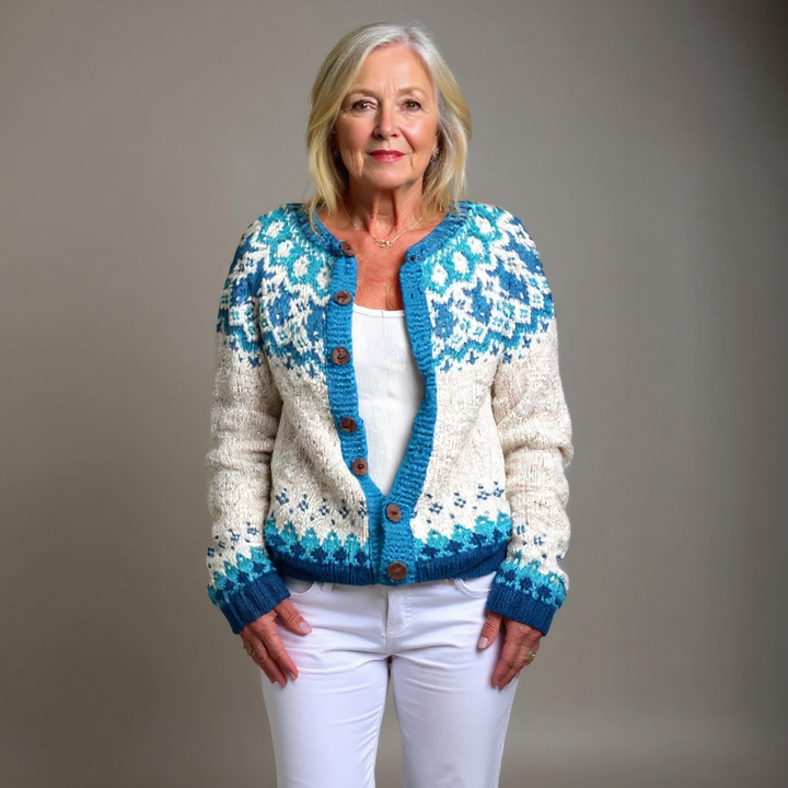 Eva | Vintage Isländsk Cardigan
