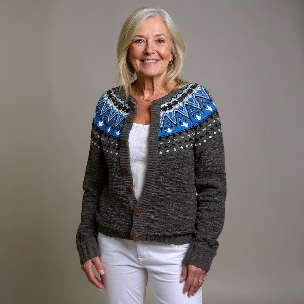 Jade | Vintage Isländsk Cardigan