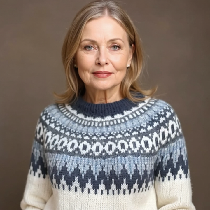 Maecey | Vintage Isländsk Tröja