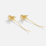 Wish Dandelion-örhängen i 18K guld